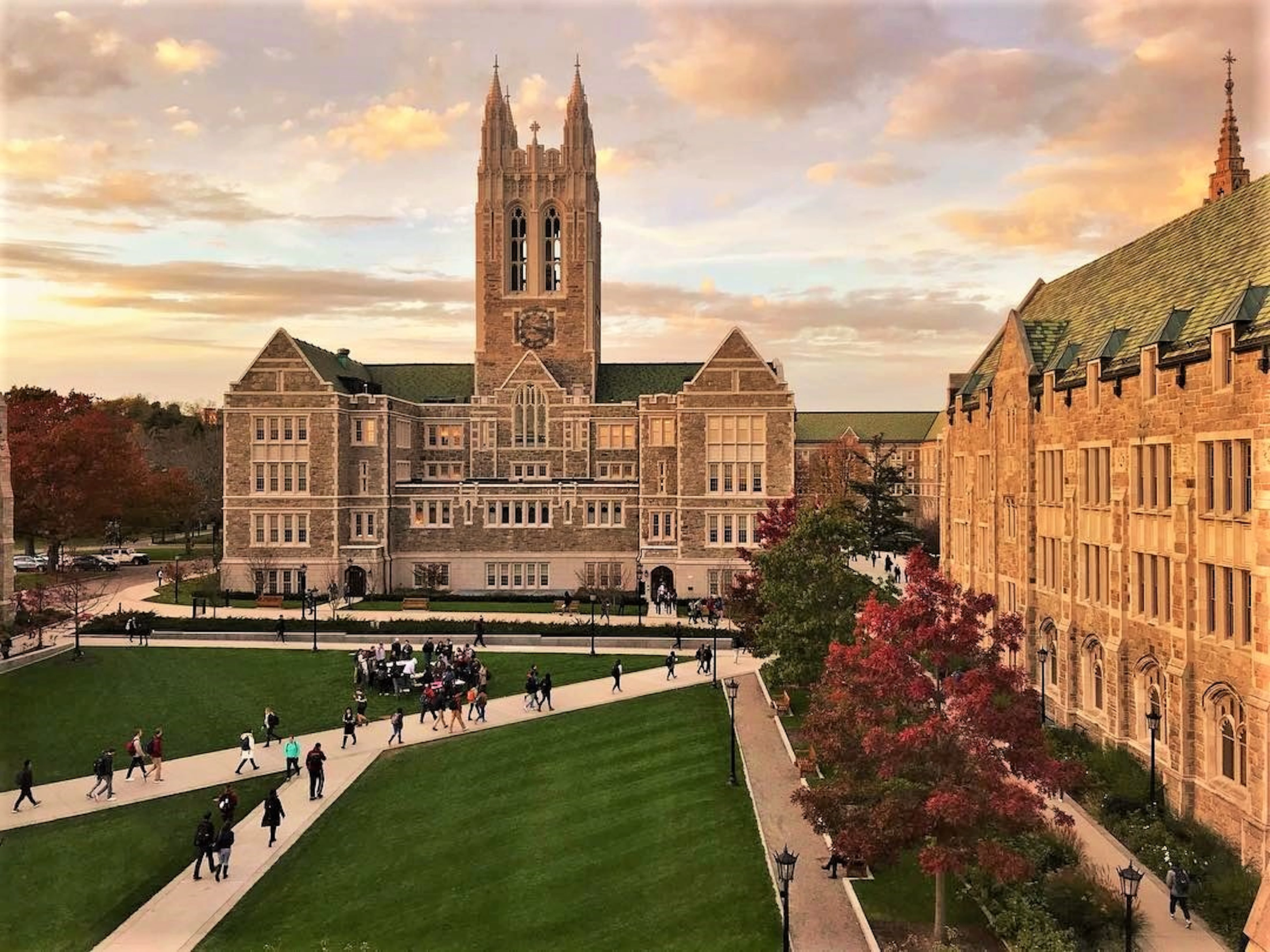 WHAT IS BOSTON COLLEGE KNOWN FOR visual data 7